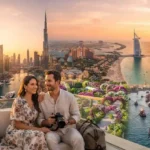Beautiful places in Dubai featuring Burj Khalifa, Palm Jumeirah, Dubai Marina, and Jumeirah Beach