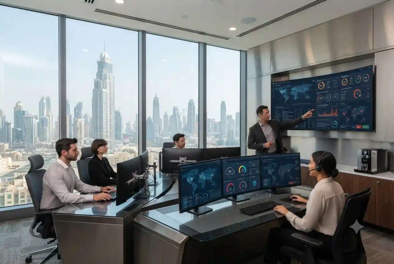 IT professionals managing business technology infrastructure and cybersecurity systems