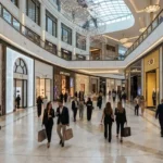 Luxury boutiques and premium shopping environment inside Dubai Mall Fashion Avenue