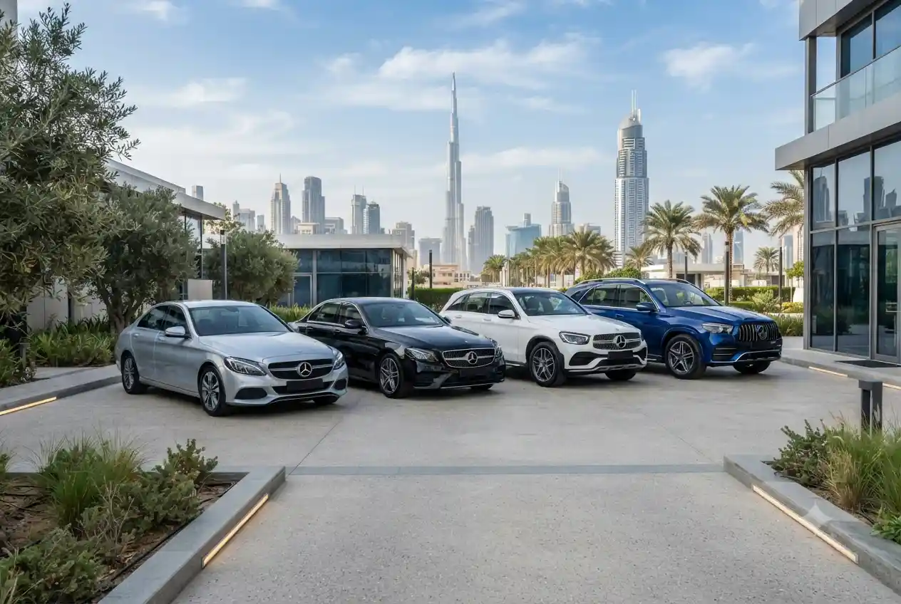 Premium Mercedes-Benz used cars available for sale in the UAE