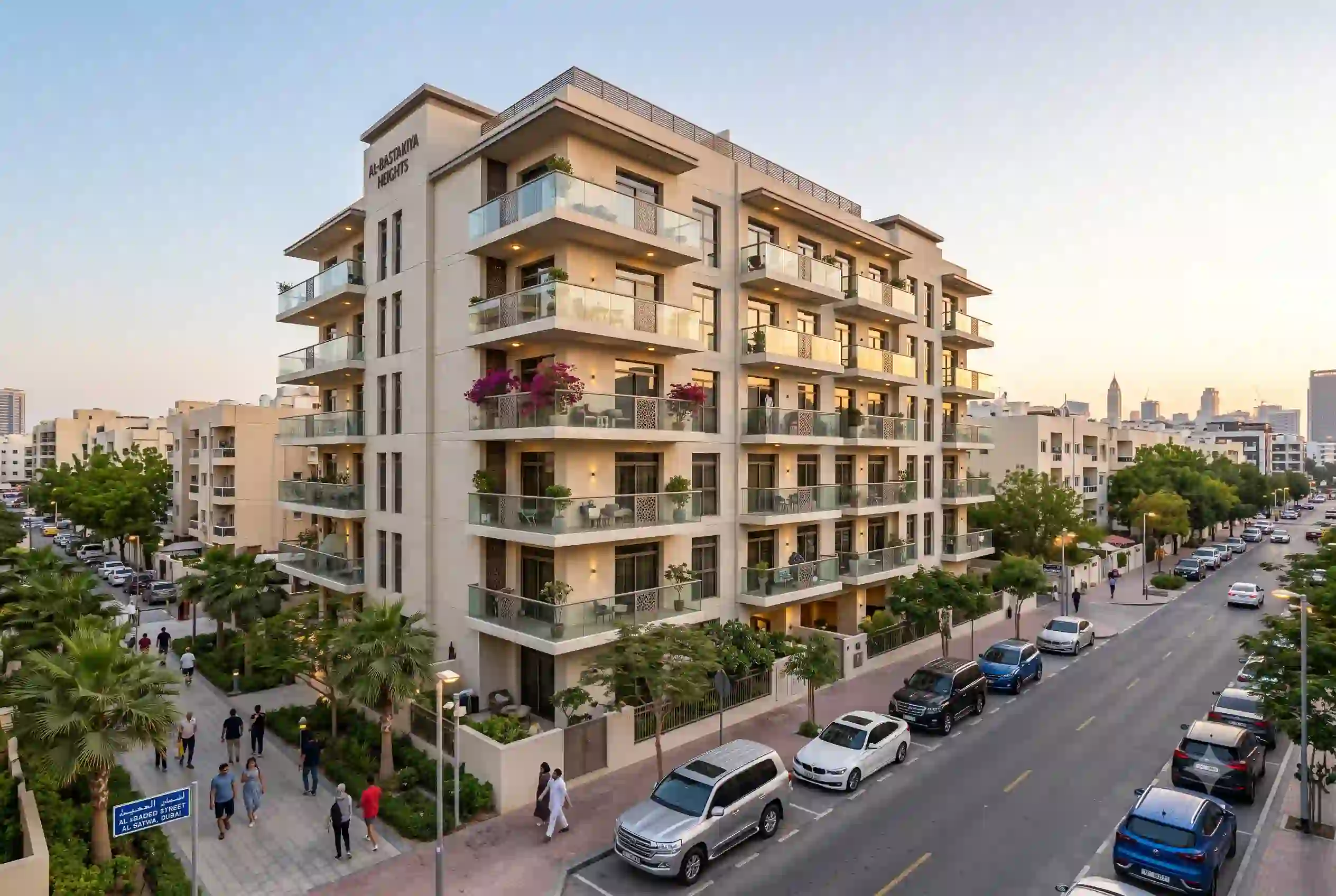 Zafranah Building residential apartments in Dubai neighborhood