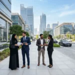 Abu Dhabi free zone company formation and modern business district