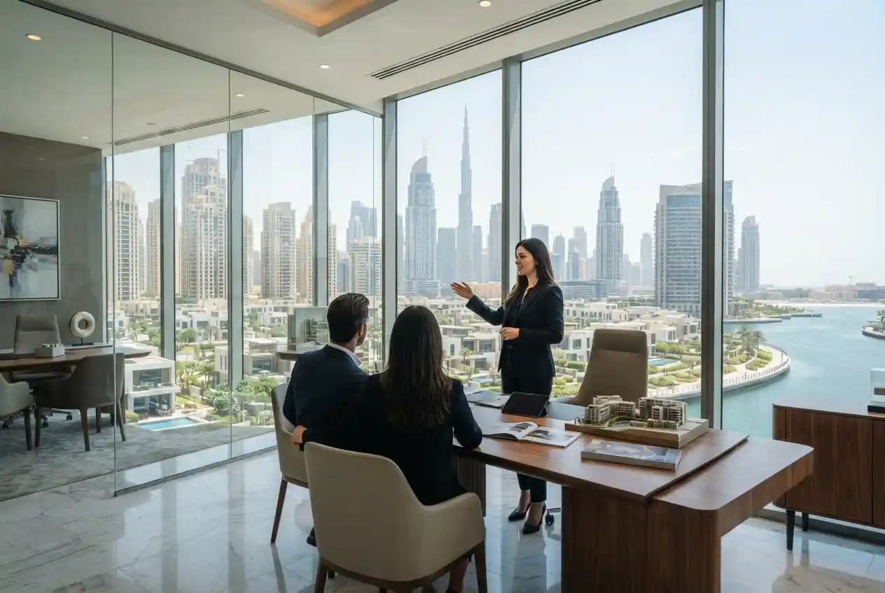 Modern Dubai properties representing Aeon & Trisl real estate services