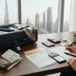 UAE frequent traveler preparing annual travel insurance for multiple trip