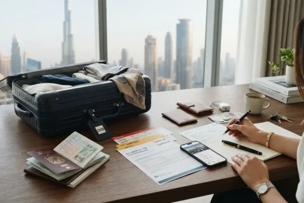 UAE frequent traveler preparing annual travel insurance for multiple trip