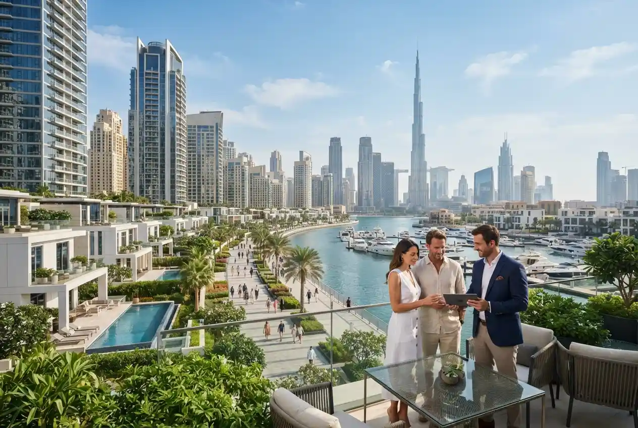 Modern Dubai properties representing Azco real estate brokers