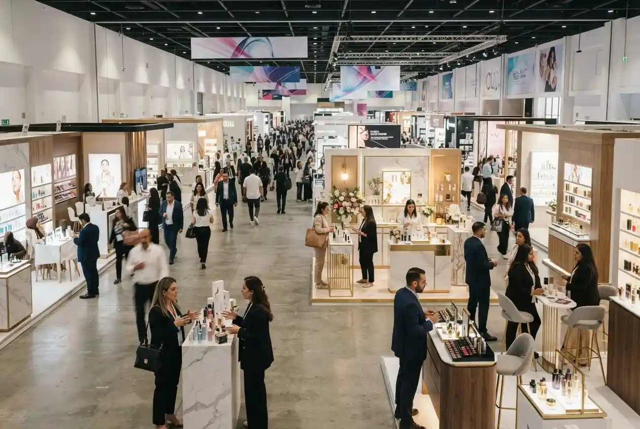 Beauty World Exhibition Dubai showcasing beauty brands and professional products