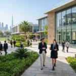 Students at a British curriculum school in the UAE