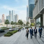 Business setup in Abu Dhabi with modern corporate offices
