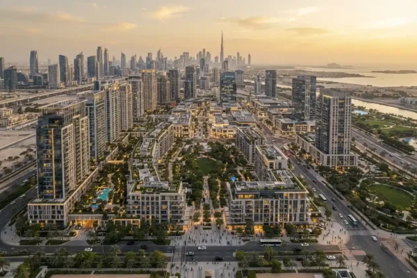 District real estate and modern UAE property development