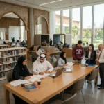 Students studying for education degrees at a UAE university