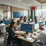 Education researchers analysing UAE education statistics and data