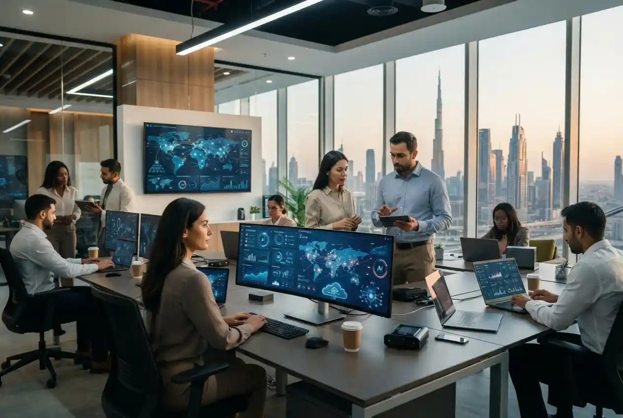 Global technology systems and digital innovation shaping UAE businesses