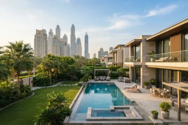 Luxury residential property representing Hamptons real estate Dubai