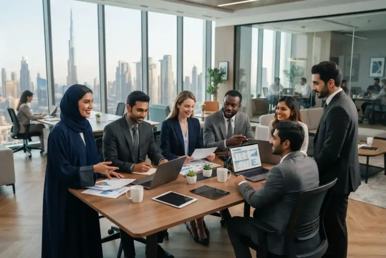 Insurance careers UAE professionals working in Dubai office