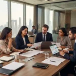 Procurement professionals managing supplier sourcing and purchasing in Dubai