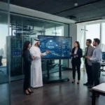 Technology professionals managing digital technology projects in the UAE