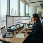 Digital marketing specialist managing search engine marketing campaigns in Dubai