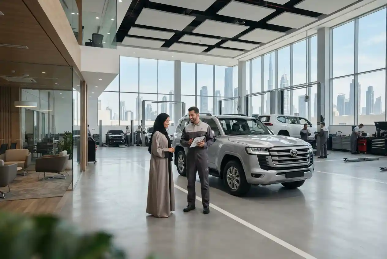 Toyota customer service and support centre in UAE