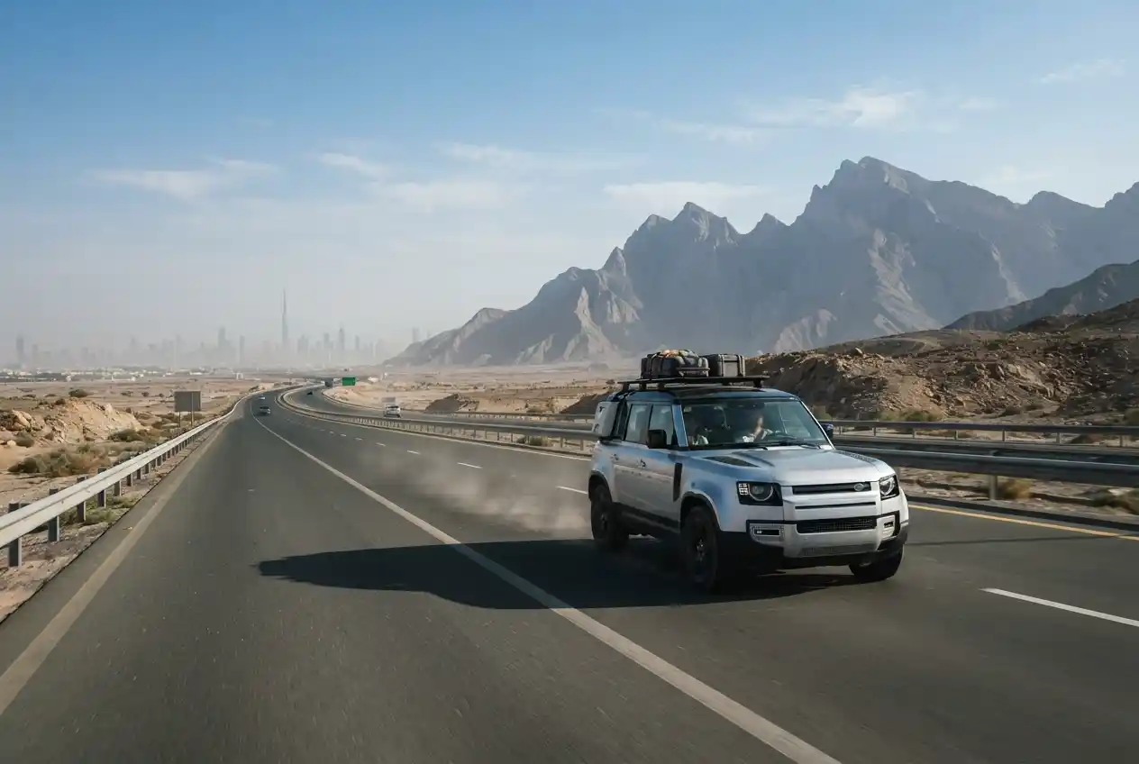 Road trip from Dubai to Oman by car