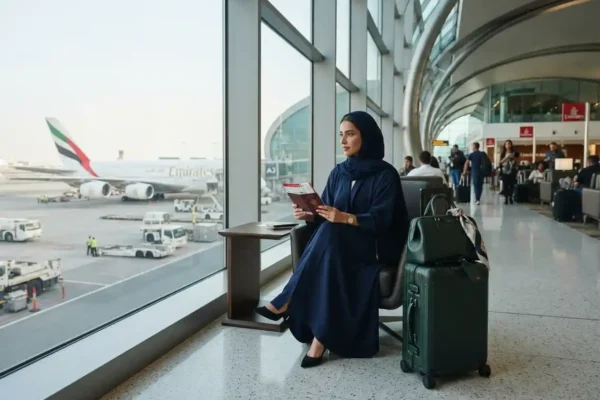 UAE resident preparing documents for visa free international travel