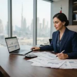 Financing meaning in Urdu explained through a financial planning scene